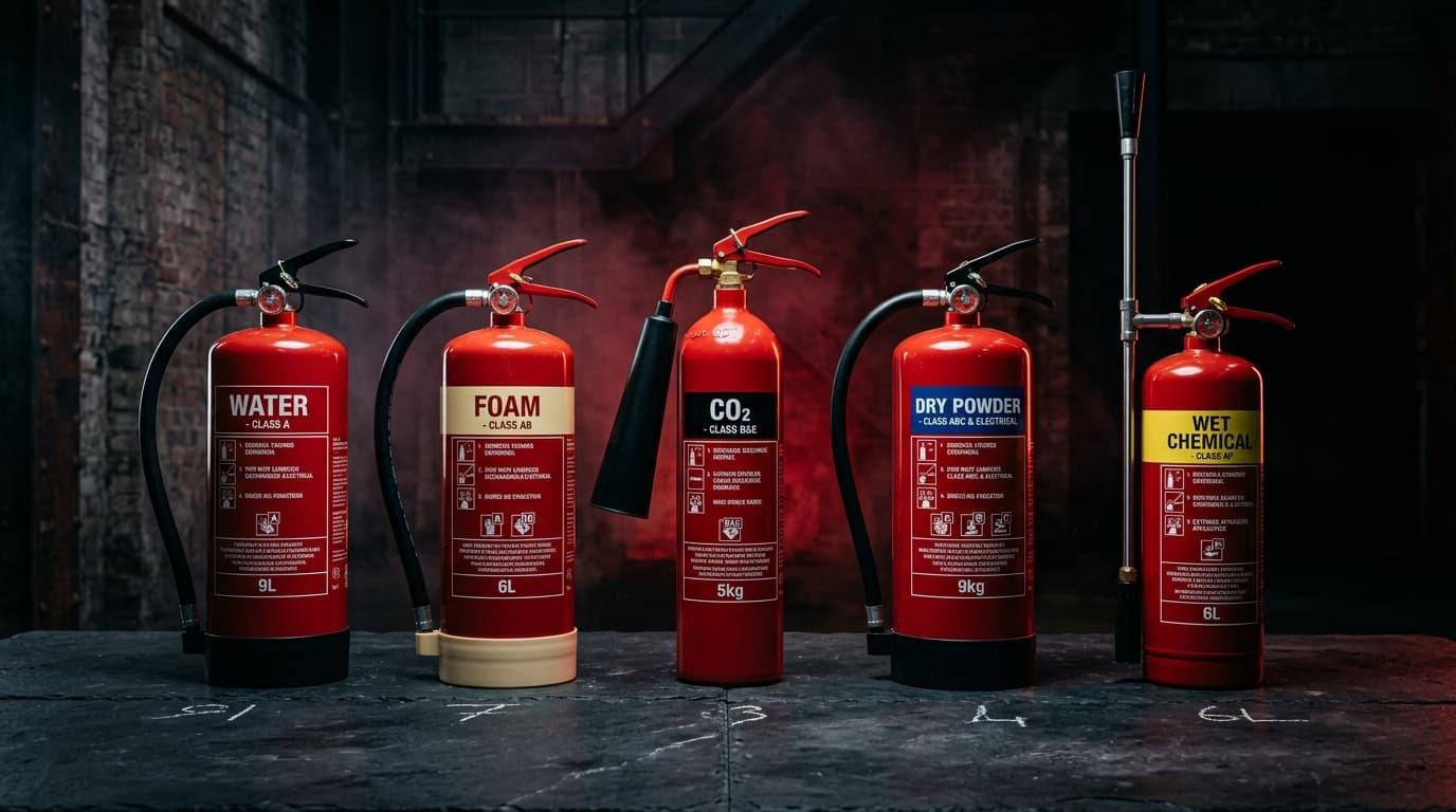 Fire Extinguisher Types